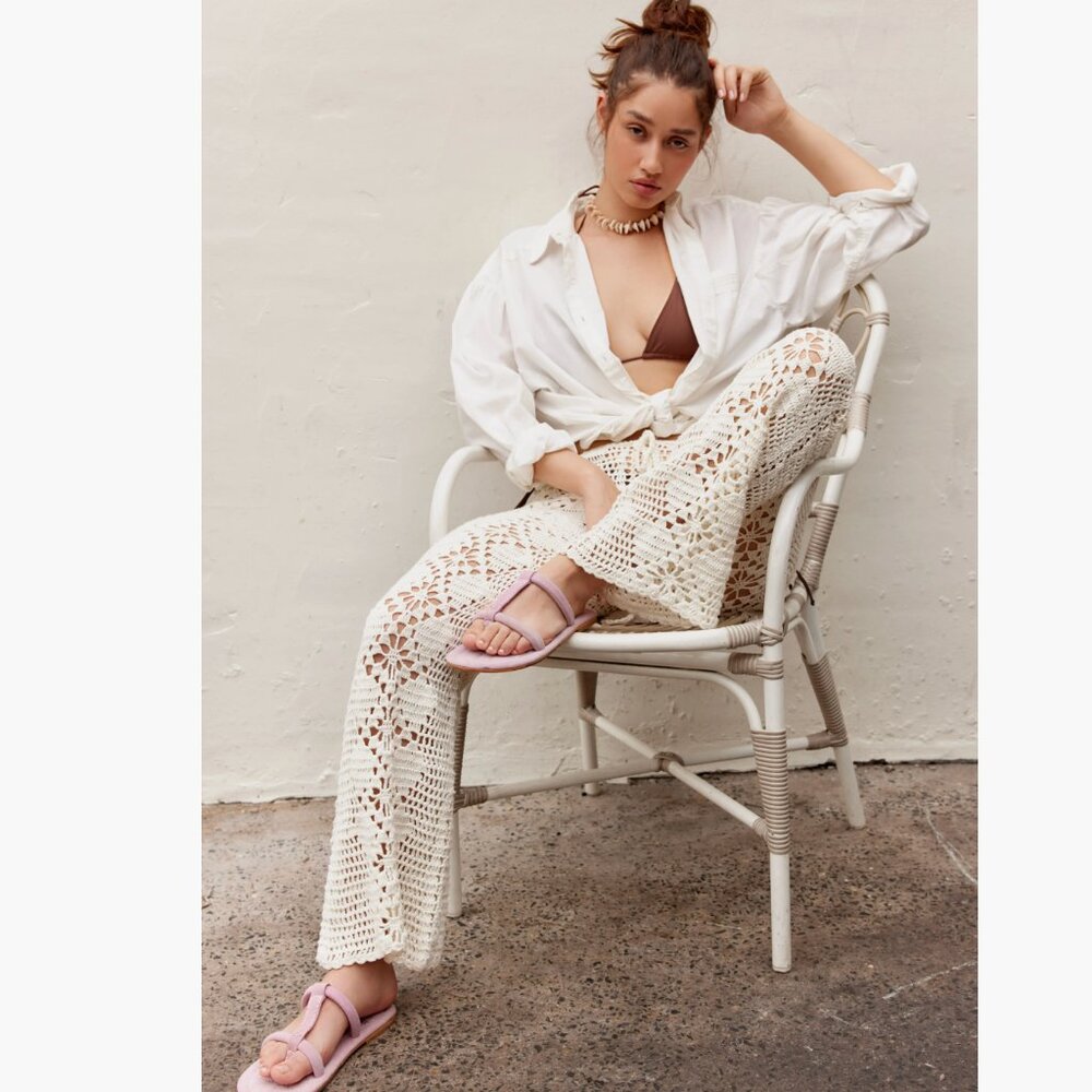 NWT  Free People Hadden Slide Sandal (Women) 8M, PINK - Picture 2 of 11